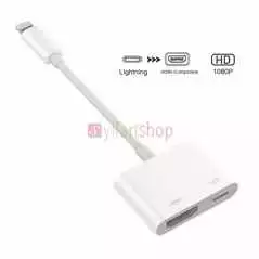 Adaptateur DIGITAL AV L8-3SE pour Lightning vers HDMI, Compatible avec iPad-air-iphone 6 6S 7 7Plus 8 8Plus