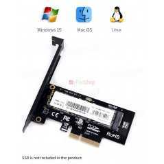 Adaptateur M.2 SSD NVMe vers PCI Express (PCIe x4/x8/x16) | Booster de Vitesse