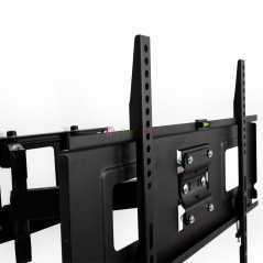 Support téléviseur 32-65/75 pouce LCD10T Mural Orientable et Inclinable VESA Max 600 mm x 400 mm 6kg en Acier Noir