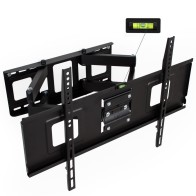 Support téléviseur 32-65/75 pouce LCD10T Mural Orientable et Inclinable VESA Max 600 mm x 400 mm 6kg en Acier Noir