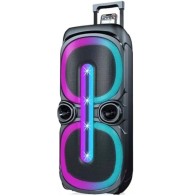 Haut parleur sans fil ZQS10201 + MIC chariot Big Blue 400W