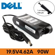 Chargeur PC Portable DELL Original 90W (19.5V 4.62A) | Alimentation DELL 7.4x5.0mm Neuf