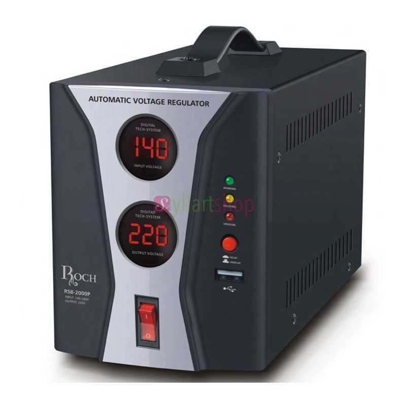 Régulateur de Tension ROCH RSB-2000P - 2000VA | Protection Électrique Stable