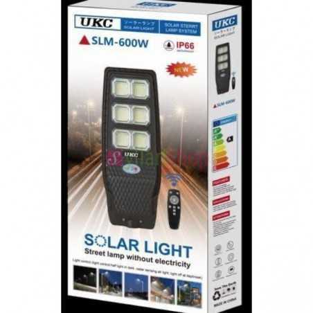 Lamp panneau solaire UKC SLM-600W avec telecommande