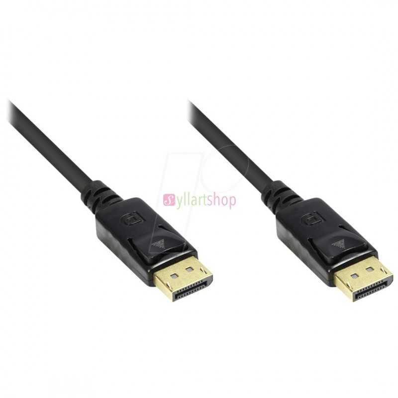 Cable Vidéo DisplayPort mâle/mâle 1.5m Cable Vidéo DisplayPort mâle/mâle 1.5m