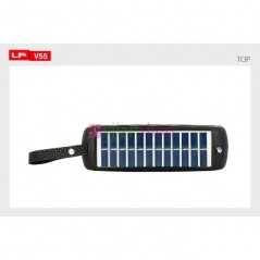 Haut parleur BT portable sans fil LP-V55, mains libres USB/FM/TF/antenne longue 5 watts 2 pouces