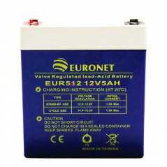 Batterie original 12V 5AH Euronet pour moto et voiture