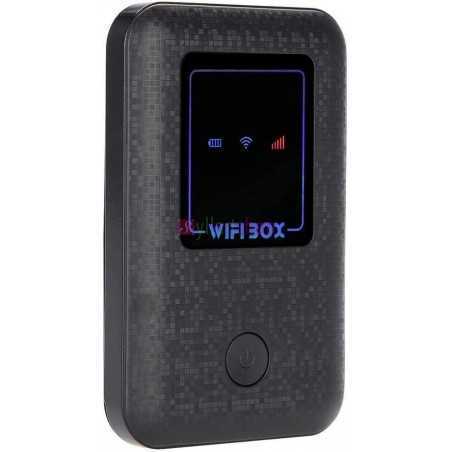 Modem routeur mobile 4G LTE USB WiFi 2.4G 150Mbps avec Batterie Rechargeable 2100mAh
