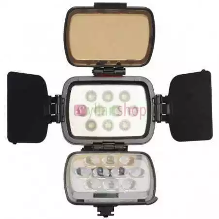 Lampe d'eclairage LED Minette LED-VL001A+ pour appareil photo reflex numérique