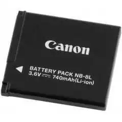 Batterie numérique rechargeable Canon NB-8L pour PowerShot A2200 A3100 IS A3000 IS A3200 IS