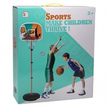 Panier de basket avec support pour activité physique de votre enfant a la maison
