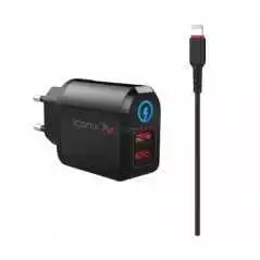Chargeur IPhone Mural 17W...