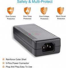 Chargeur d'Alimentation Universel 5V 4A (20W) | Adaptateur Secteur AC/DC pour Box TV Android, Caméra CCTV et Périphériques