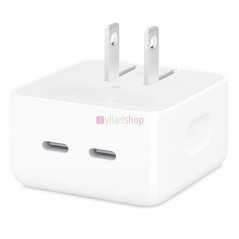 Tête de chargeur rapide USB C PD iphone 35W 2 ports USB pour iPhone 13 12 11 Pro Max iPad