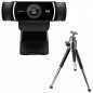 Webcam Full HD 1080p Logitech C922 Pro avec deux microphones omnidirectionnels et trépied Webcam Full HD 1080p Logitech C922 Pro avec deux microphones omnidirectionnels et trépied