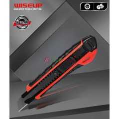 Cutter Professionnel WISEUP SK5 100103 | Lame 0.5mm | Haute Résistance ORIGINAL