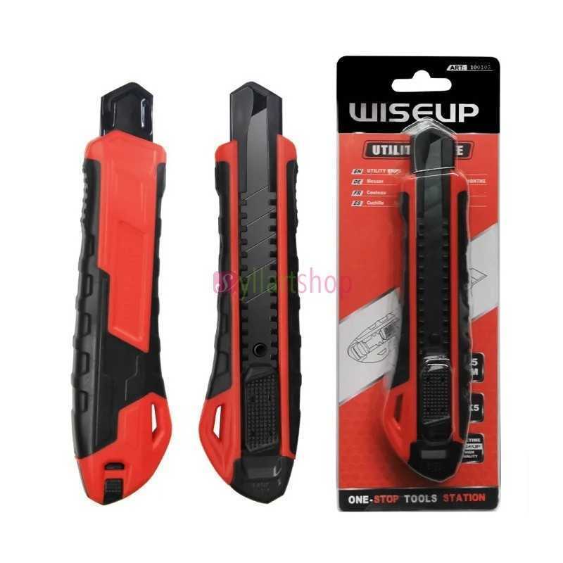 Cutter Professionnel WISEUP SK5 100103 | Lame 0.5mm | Haute Résistance ORIGINAL