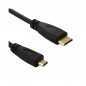 Câble Mini HDMI vers Micro HDMI Longueur 1.5m Câble Mini HDMI vers Micro HDMI Longueur 1.5m
