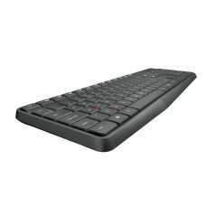Ensemble Clavier + Souris Sans Fil Logitech MK235 | QWERTY Anglais