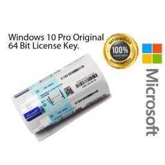 Licence Windows 10 PRO Autocollant avec clé cachée