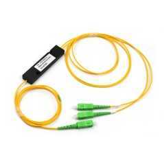 Coupleur Optique 1x2 FBT (Fused Biconical Taper) | Triple Longueur d'Onde SC/APC