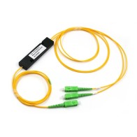 Coupleur Optique 1x2 FBT (Fused Biconical Taper) | Triple Longueur d'Onde SC/APC