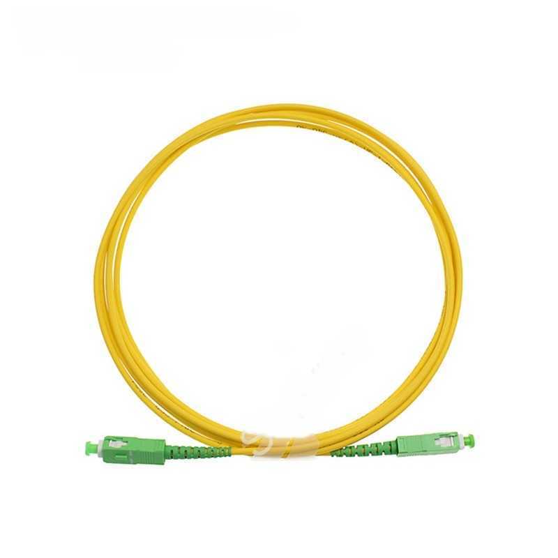 Câble de raccordement à fibre optique IEC Grade B LC APC-SC APC SM G657A1 9/125 SX 1,2 mm Câble de raccordement à fibre optique IEC Grade B LC APC-SC APC SM G657A1 9/125 SX 1,2 mm