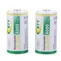 Pack de 2 Pile rechargeable C HR14 4000mAh C Ni-MH