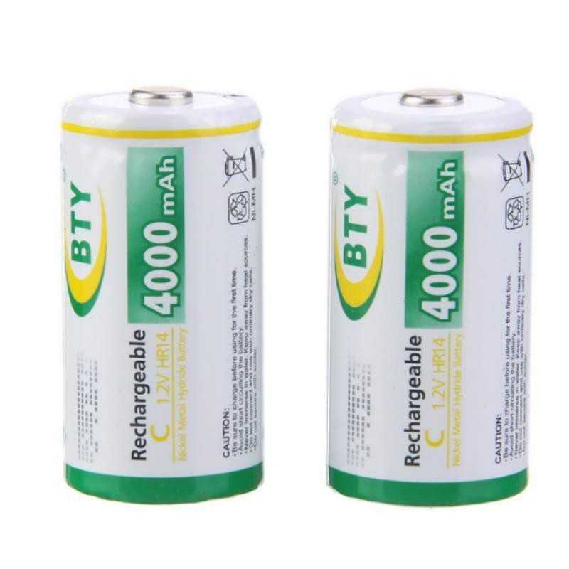 Pack de 2 Pile rechargeable C HR14 4000mAh C Ni-MH Pack de 2 Pile rechargeable C HR14 4000mAh C Ni-MH