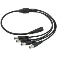 Répartiteur d'alimentation 4 sorties CCTV | Connecteur multiple pour caméras de sécurité