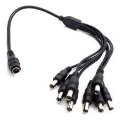 Câble de Raccord Multiprise 8 Alimentations | Splitter DC pour Caméras de Surveillance
