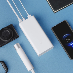 Batterie externe Powerbank 3 pour portable Xiaomi PB3018ZM charge rapide 30000 mAh puissance 18W prise USB Type-C