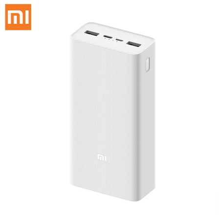 Batterie externe Powerbank 3 pour portable Xiaomi PB3018ZM charge rapide 30000 mAh puissance 18W prise USB Type-C