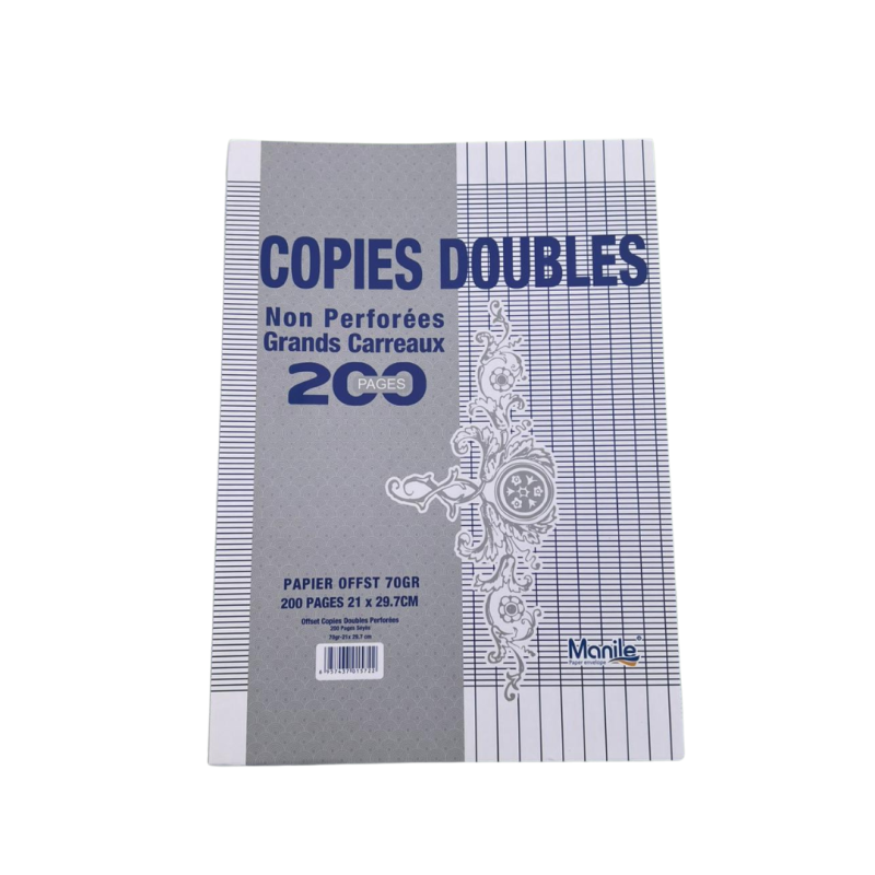 Copies doubles grands carreaux