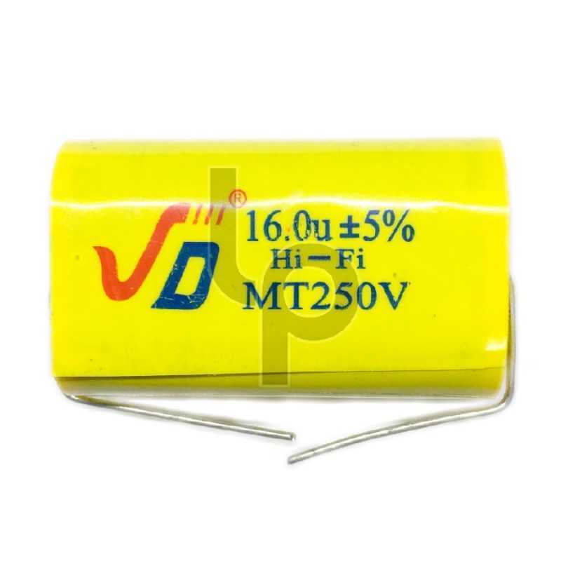 Condensateur 1.0u 10% MT250V pour haut parleur Condensateur 1.0u 10% MT250V pour haut parleur