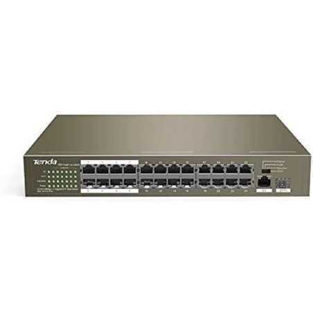 Switch web manageable 24 ports Tenda TEF1226P-24-250W V2.0 10/100 Mbps PoE+ - 2 ports 10/100/1000 Mbps - 1 SFP