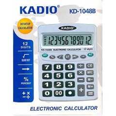 Calculatrice de bureau KADIO KD-1048B 12 chiffres