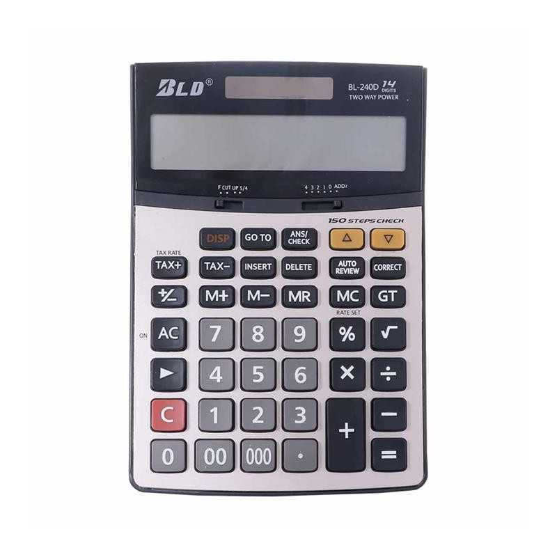 Calculatrice BLD BL-240D affichage 14 chiffres