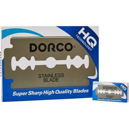 Lame de rasoir Dorco Platinum ST300 en acier inoxydable double tranchant