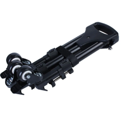 Trépied Yunteng VCT-901 pliable et verrouillable pour éclairage Photo et vidéo 3 roues