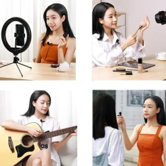 Micro Cravate iPhone / iPad avec Réduction du Bruit, Prise Lightning et Rotatif à 360°, LinQ - Noir