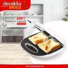 Grille électrique, appareil à sandwichs, four à pain, gril, Hamburger plaque triangulaire DECAKILA KEEC001W