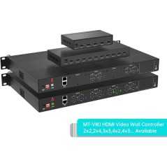 Repartiteur MT-VIKI MT-HD0104 HDMI 4K 30Hz pour 4 écrans d'épissage TV et 8 modes d'affichage