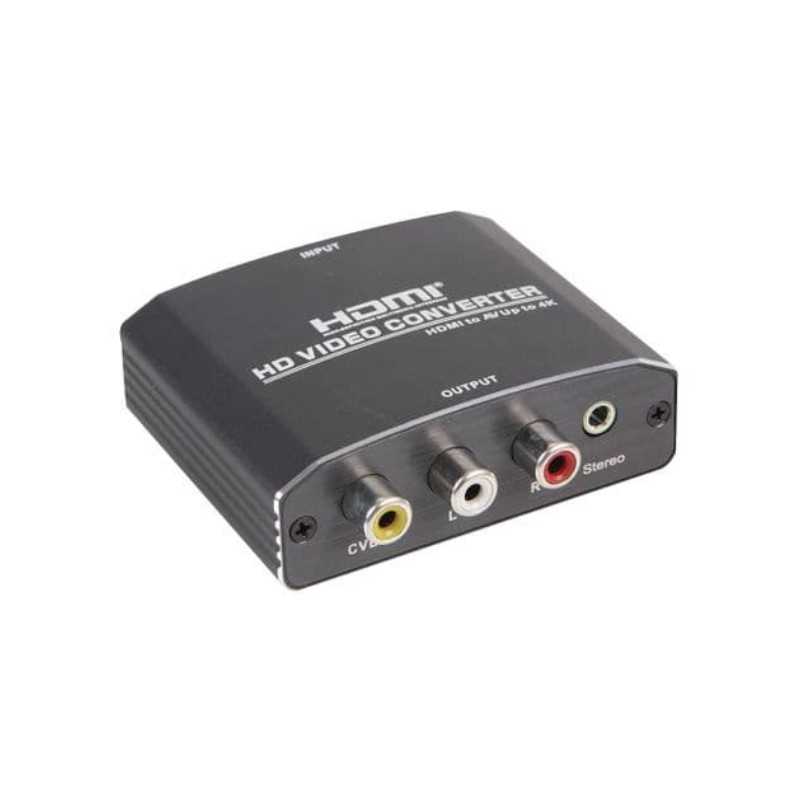 Convertisseur vidéo HDMI Vers Audio Stéréo AV Auto Scaler RS-HDAV