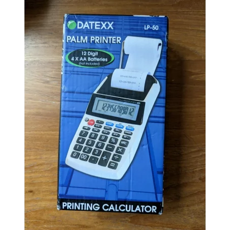 Calculatrice d'impression portable Datexx LP-50