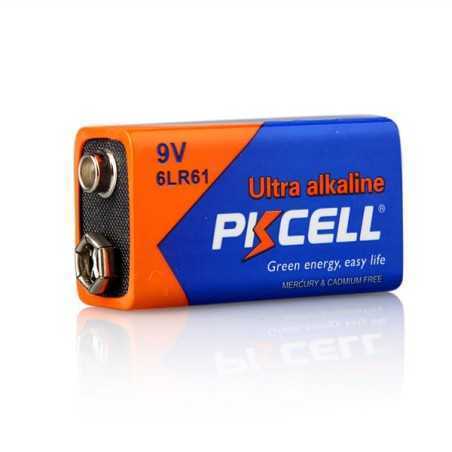 Pile alcaline ultra numérique PKCELL 6LR61 9V