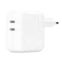 Adaptateur Secteur Double Port USB-C 35W Apple | Charge Simultanée iPhone, iPad et MacBook Air
