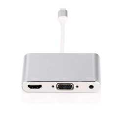 Adaptateur HDMI VGA Audio Casque avec Câble de Recharge pour 5S/6/6 s/7 iPad