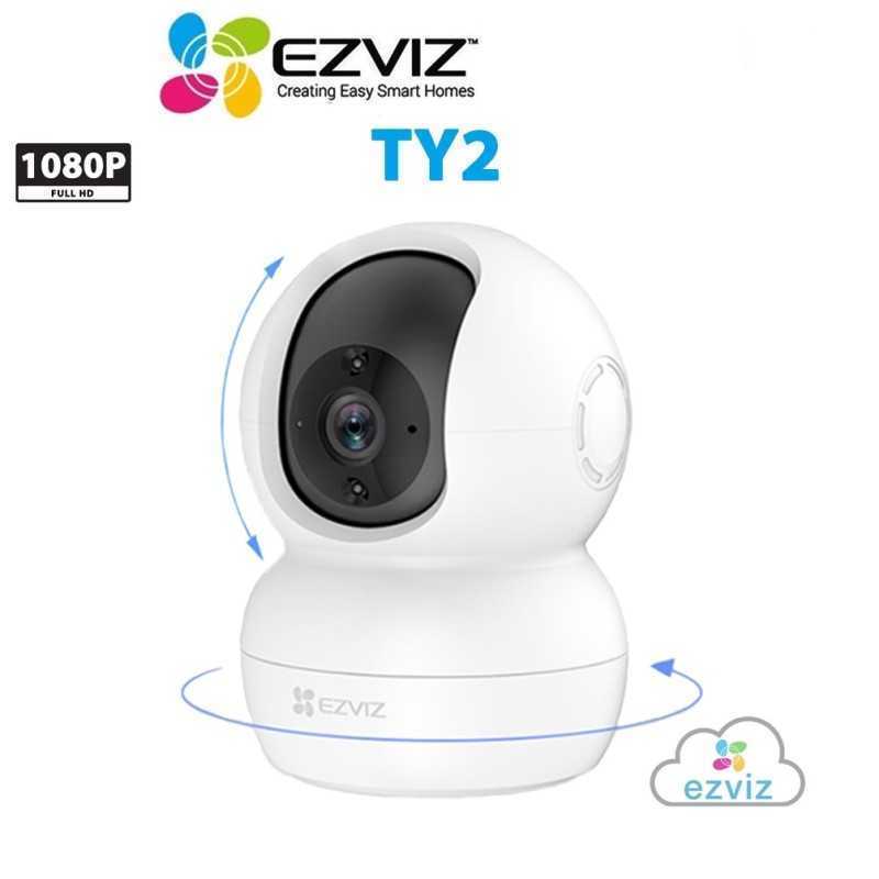 caméra de surveillance wifi ezviz ty2 | full hd 1080p | 360° motorisée | original