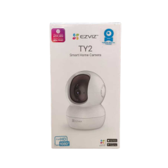 Caméra sans fil intérieure EZVIZ TY2 1080P Full HD conversation bidirectionnelle Vision nocturne panoramique/inclinaison
